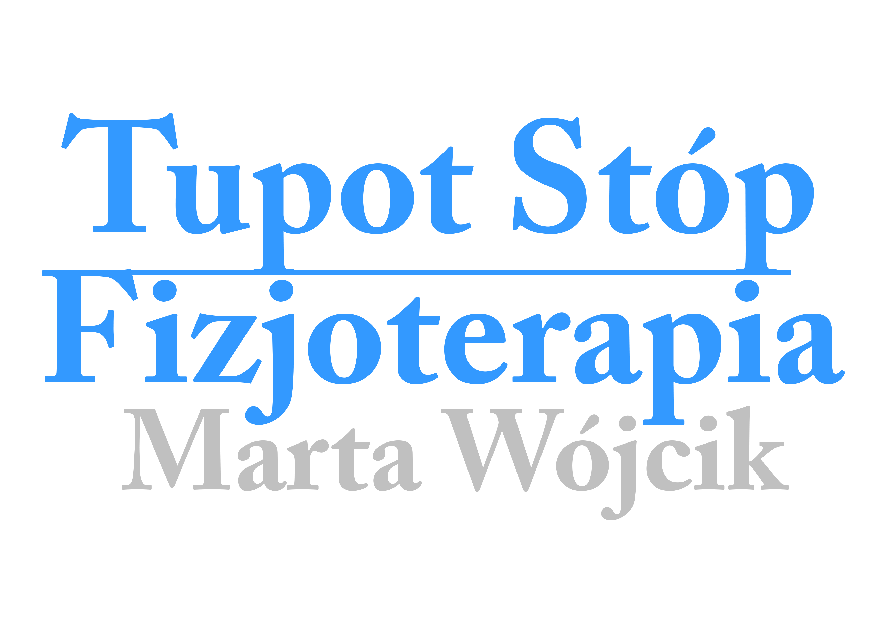 Logo fizjoterapii Tupot Stóp 