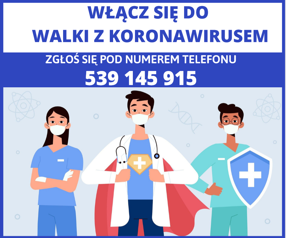 Logo Wlącz się do walki z koronawirusem - 539 145 915