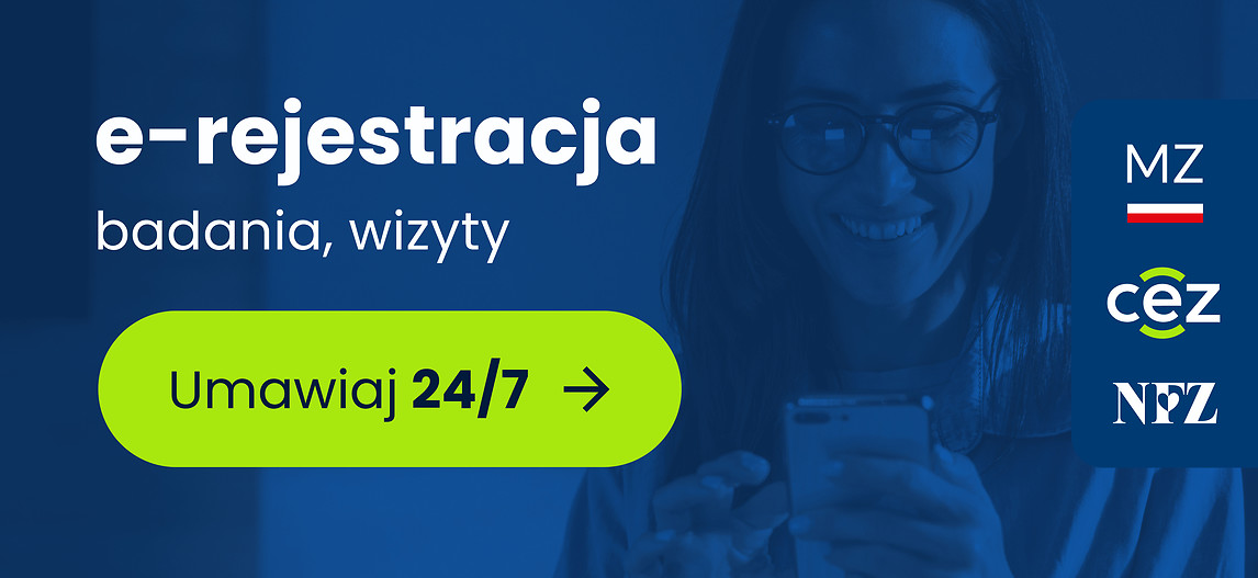 Banner kierujujący do strony systemu e-rejestracja